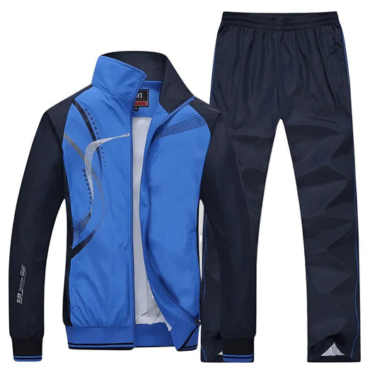Conjunto deportivo de hombre con chaqueta con cremallera y pantalón