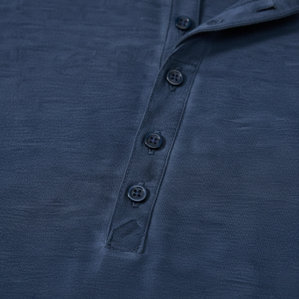 Hombre Camiseta Henley de manga larga con botones frontales-Shirts for men-Casaluzia