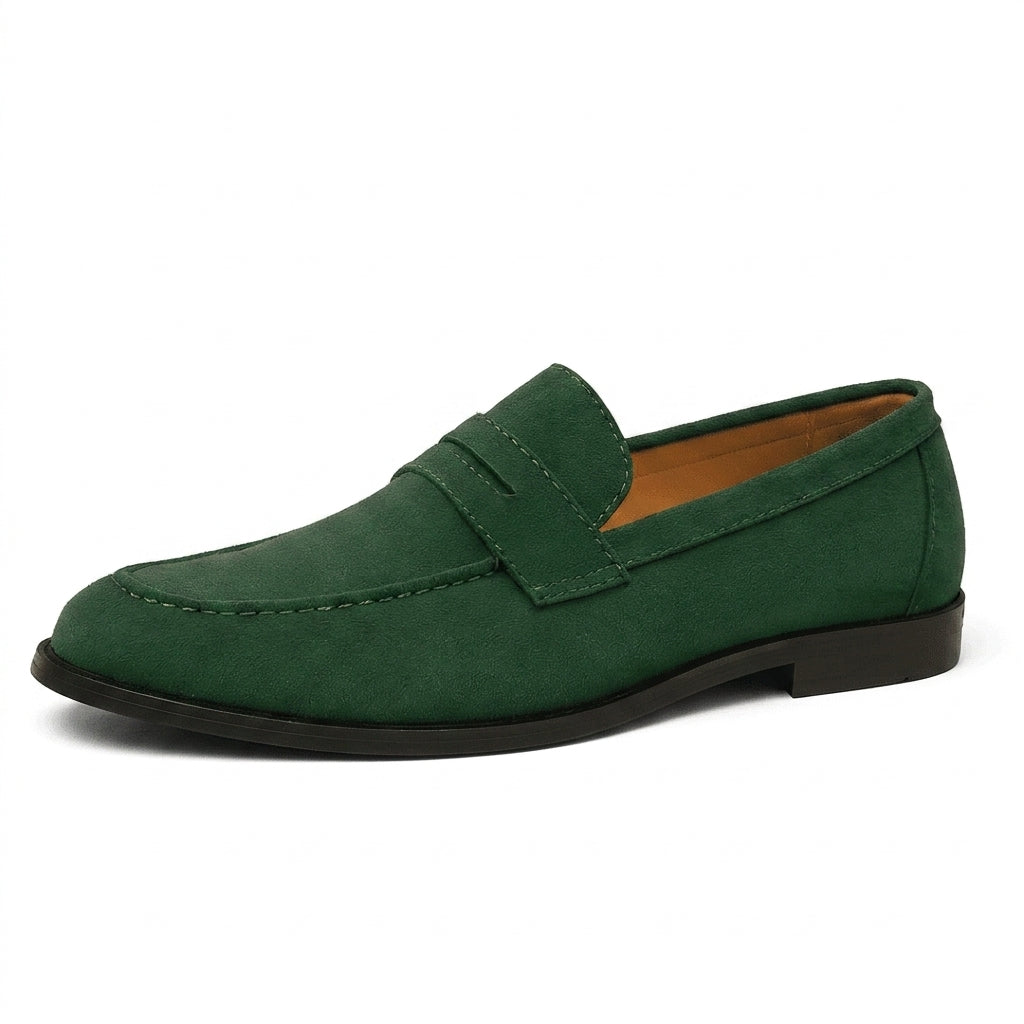 Hombre Mocasines con Antifaz y Costura en la Puntera-Footwear for men-Casaluzia