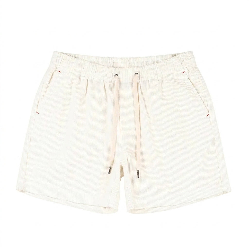 Hombre Pantalones Cortos con Cintura Elástica y Cordón-Shorts for men-Casaluzia