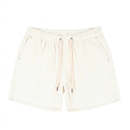 Hombre Pantalones Cortos con Cintura Elástica y Cordón-Shorts for men-Casaluzia