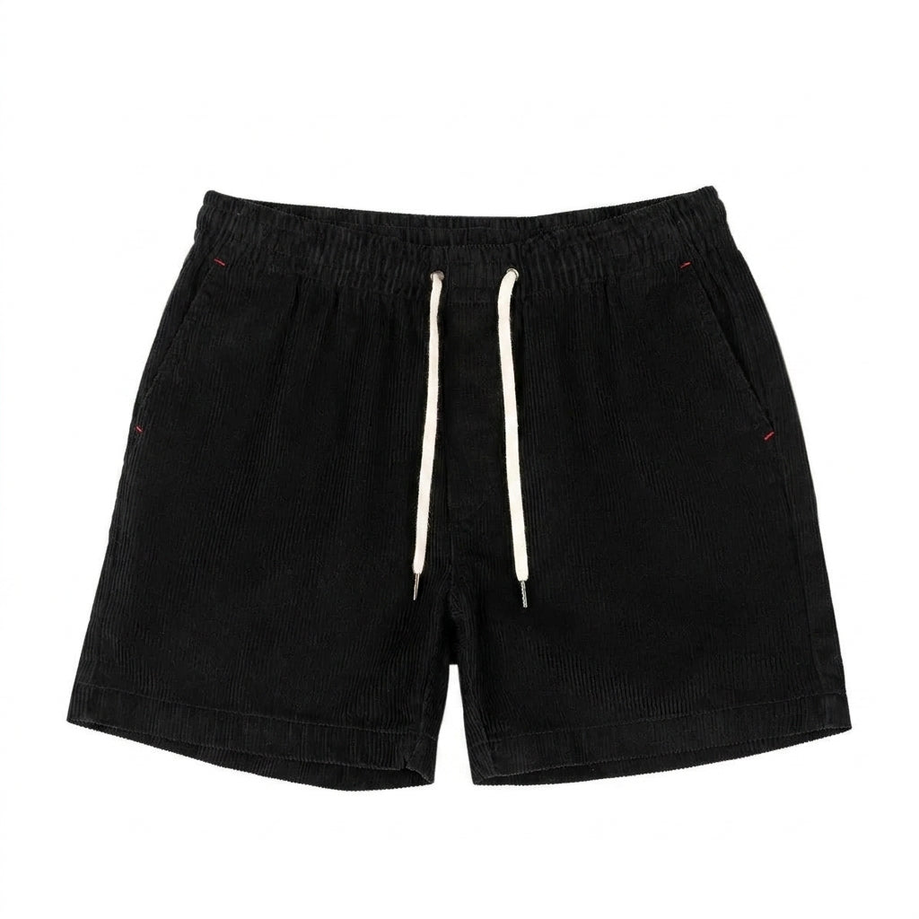 Hombre Pantalones Cortos con Cintura Elástica y Cordón-Shorts for men-Casaluzia