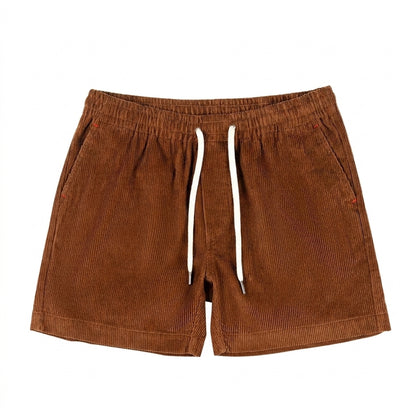 Hombre Pantalones Cortos con Cintura Elástica y Cordón-Shorts for men-Casaluzia