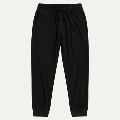 Hombre pantalones jogger con cintura elástica, cordón y puños elásticos-Pant for Men-Casaluzia