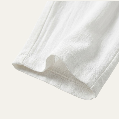 Hombre pantalones jogger con cintura elástica, cordón y puños elásticos-Pant for Men-Casaluzia