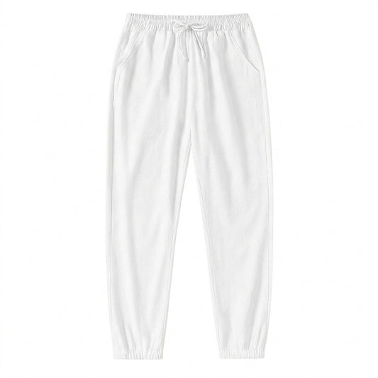 Hombre pantalones jogger con cintura elástica, cordón y puños elásticos-Pant for Men-Casaluzia