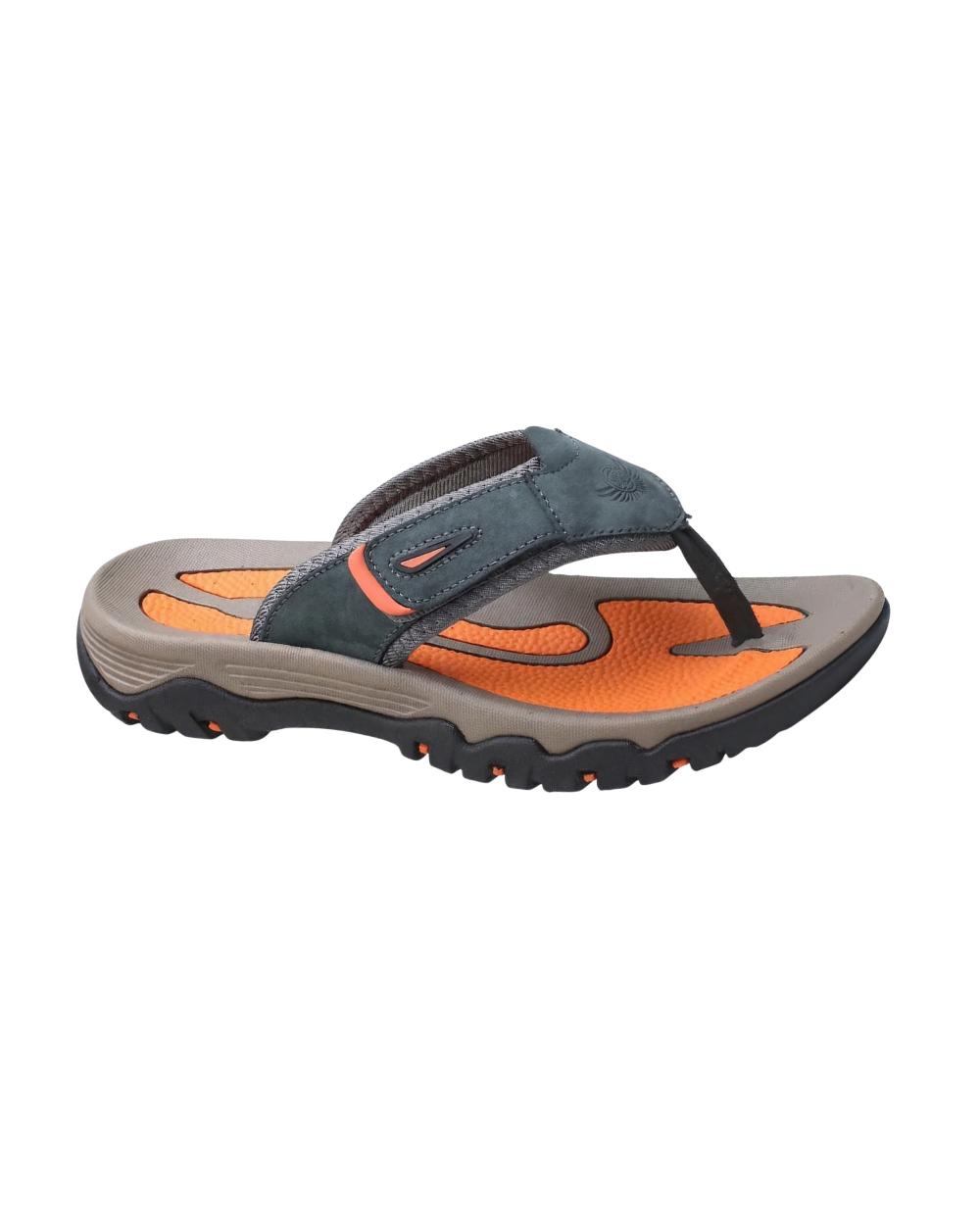 Hombre Sandalias de dedo con correas anchas y suela con relieve-Footwear for men-Casaluzia