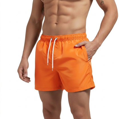 Hombres Bañador con cintura elástica y cordón ajustable-Shorts for men-Casaluzia