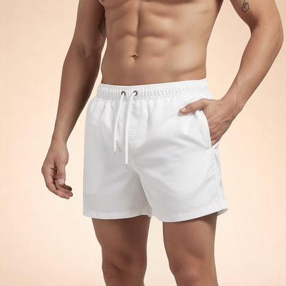 Hombres Bañador con cintura elástica y cordón ajustable-Shorts for men-Casaluzia