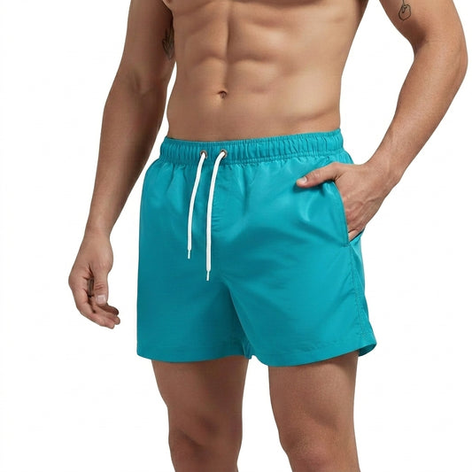 Hombres Bañador con cintura elástica y cordón ajustable-Shorts for men-Casaluzia