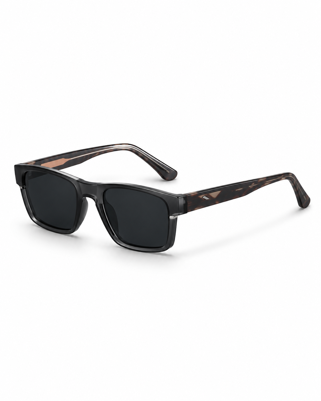 Hombres Gafas de sol rectangulares sin montura con patillas rectas-Glasses for men-Casaluzia
