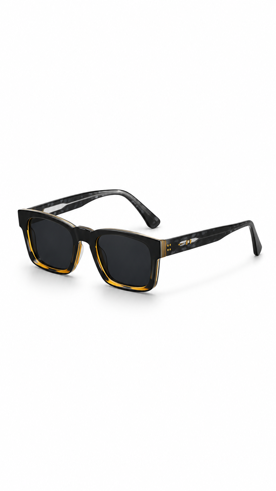 Hombres Gafas de sol rectangulares sin montura con patillas rectas-Glasses for men-Casaluzia
