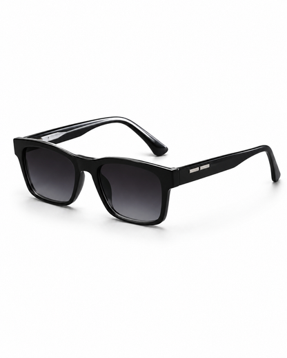 Hombres Gafas de sol rectangulares sin montura con patillas rectas-Glasses for men-Casaluzia