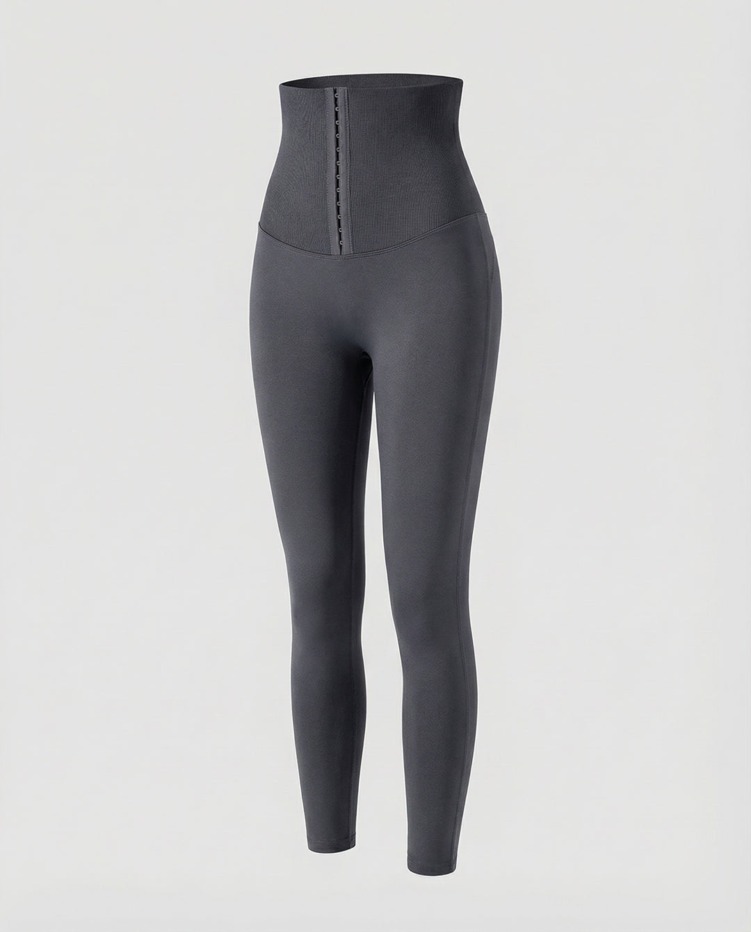 Leggings mujer de tiro alto con cierre de corchetes-Leggings for women-Casaluzia