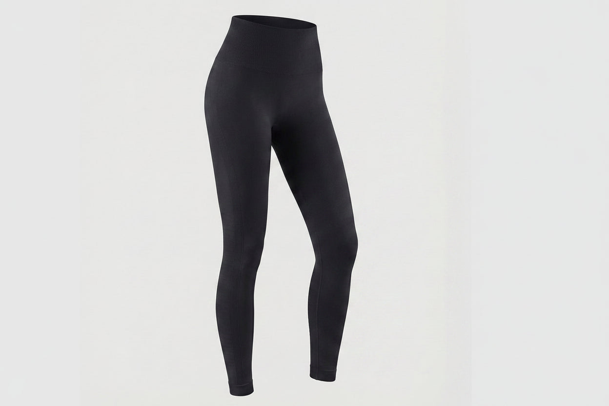 Leggings Mujer de Tiro Alto Sin Costuras con Paneles Texturizados-Leggings for women-Casaluzia