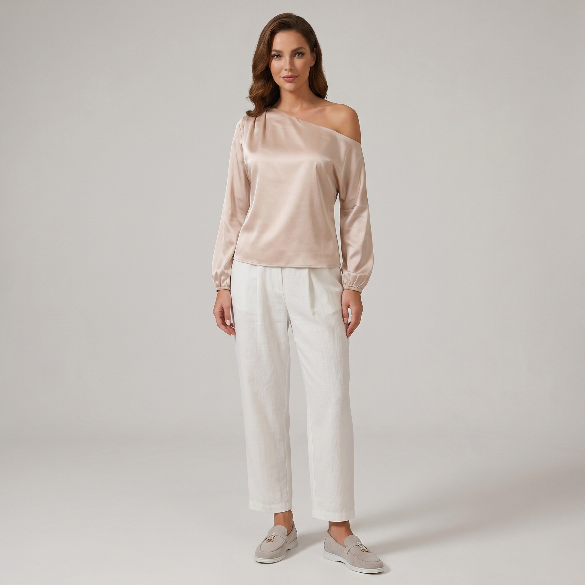 Mocasines de mujer con borlas y suela plana-Footwear for women-Casaluzia