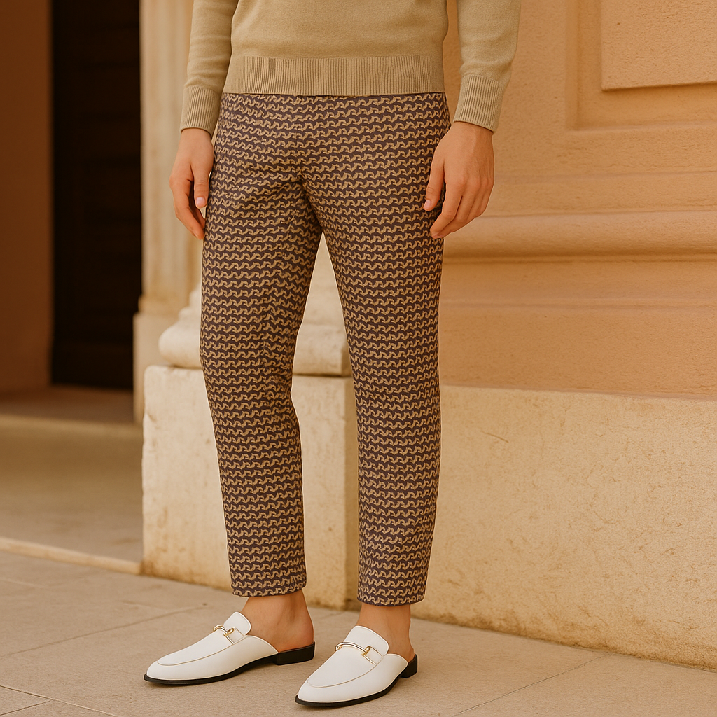Mocasines destalonados con hebilla metálica para hombre-Footwear for men-Casaluzia