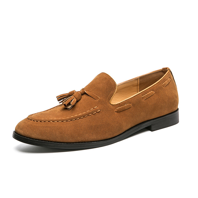Mocasines para hombre con borlas y costura tipo delantal-Footwear for men-Casaluzia