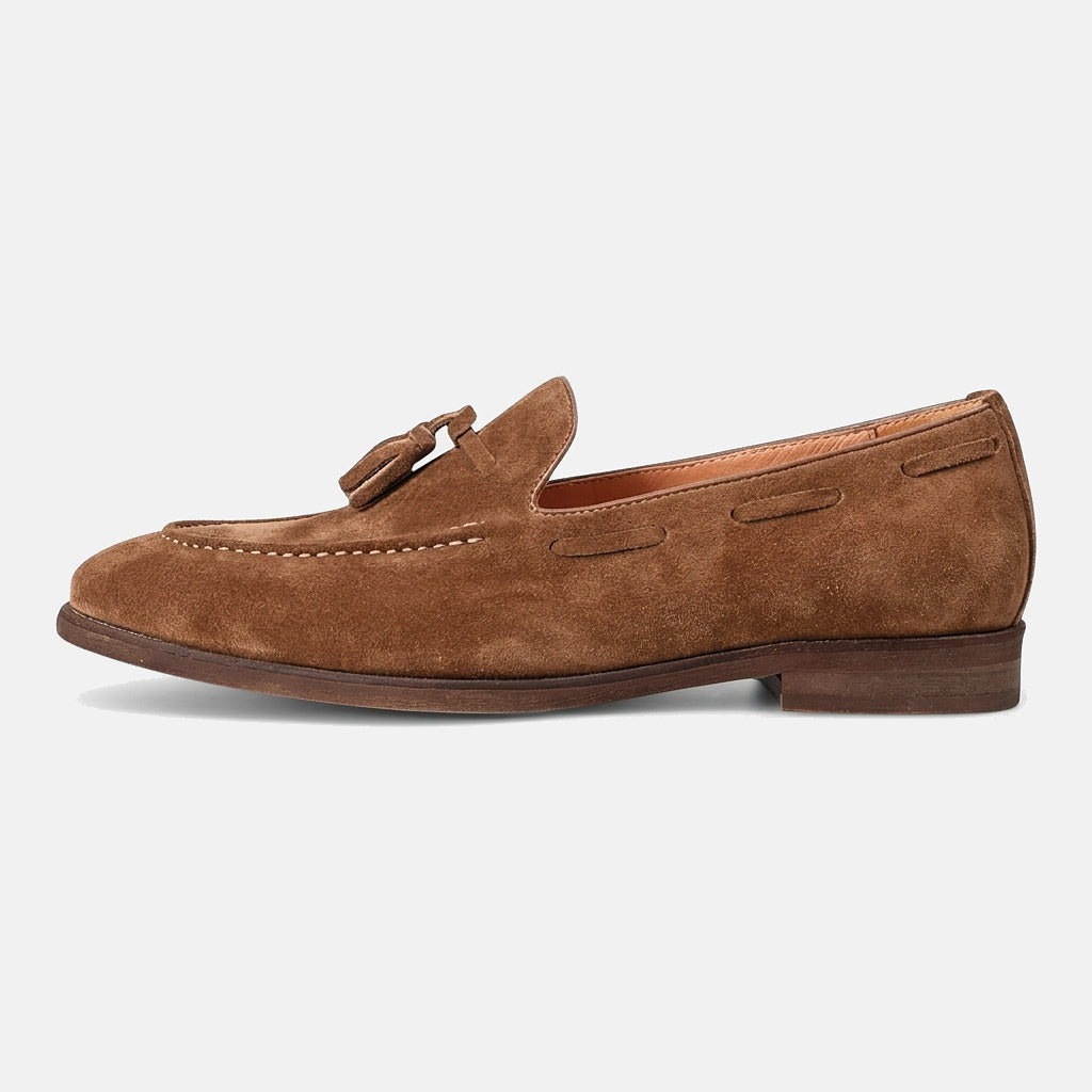 Mocasines para hombre con borlas y costura tipo delantal-Footwear for men-Casaluzia