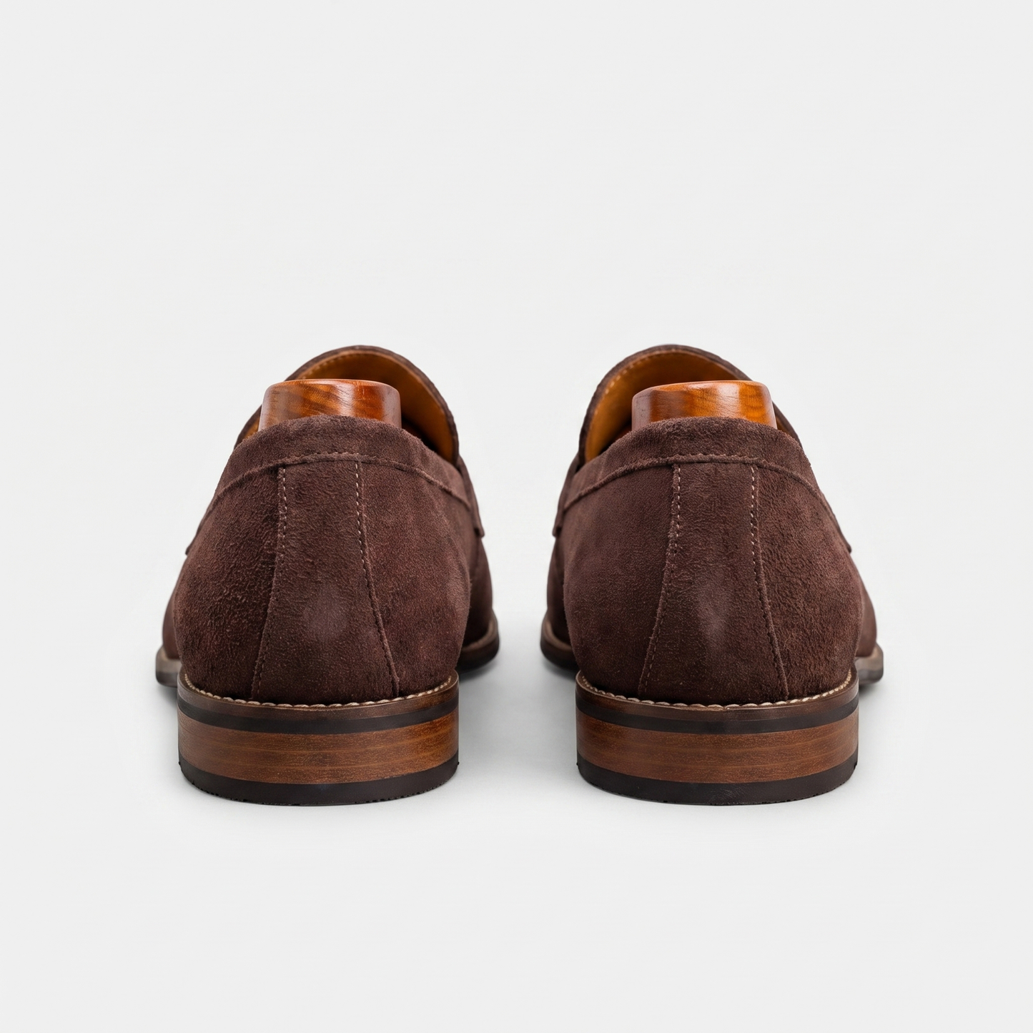 Mocasines Penny de ante para hombre con puntera tipo delantal-Footwear for men-Casaluzia