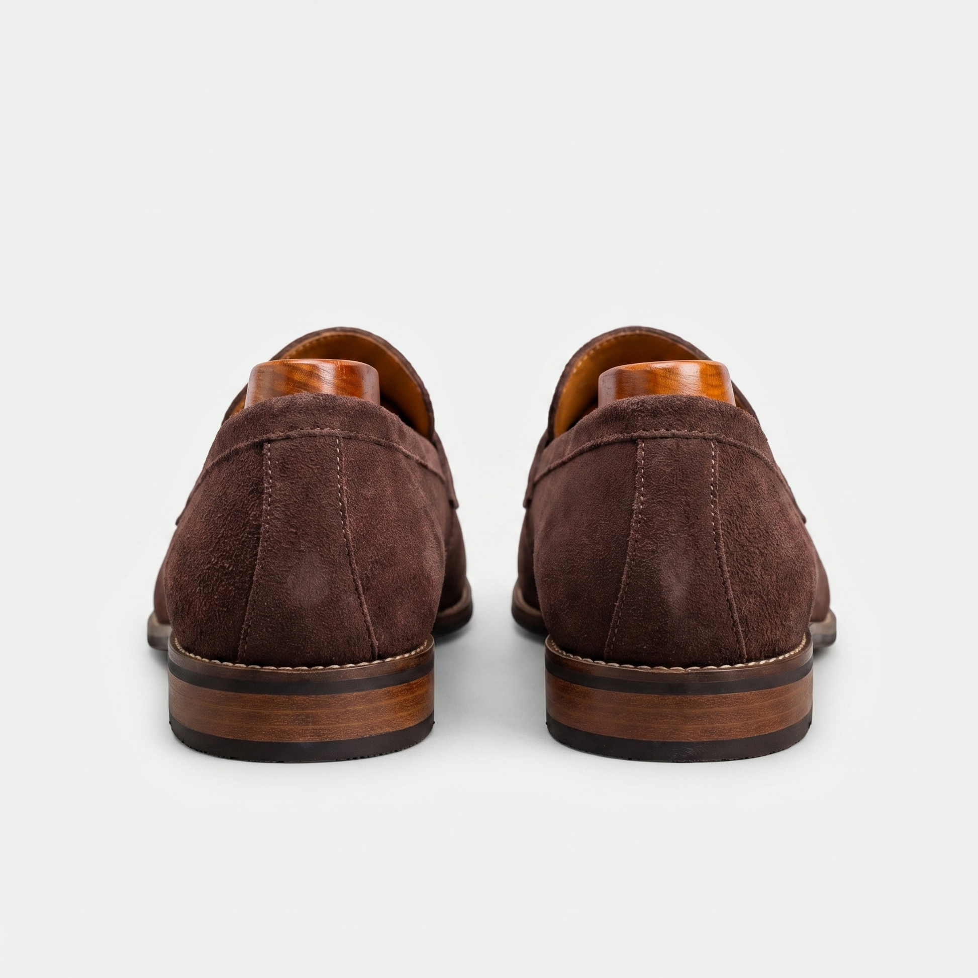 Mocasines Penny de ante para hombre con puntera tipo delantal-Footwear for men-Casaluzia