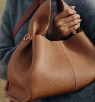 Mujer Bolso con asa superior y detalle de costura-Accessories for women-Casaluzia