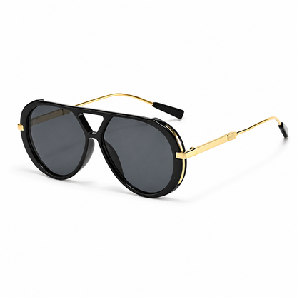 Mujer Gafas de sol con lentes redondas y brazos delgados-Glasses for women-Casaluzia