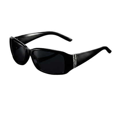 Mujer Gafas de Sol Rectangulares con Detalle Decorativo en las Patillas-Glasses for women-Casaluzia