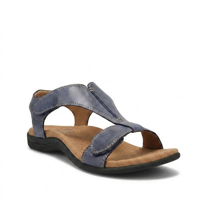 Mujer Sandalias con Diseño en T y Cierres de Contacto-Footwear for women-Casaluzia