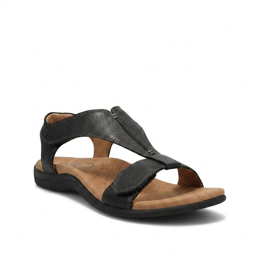 Mujer Sandalias con Diseño en T y Cierres de Contacto-Footwear for women-Casaluzia