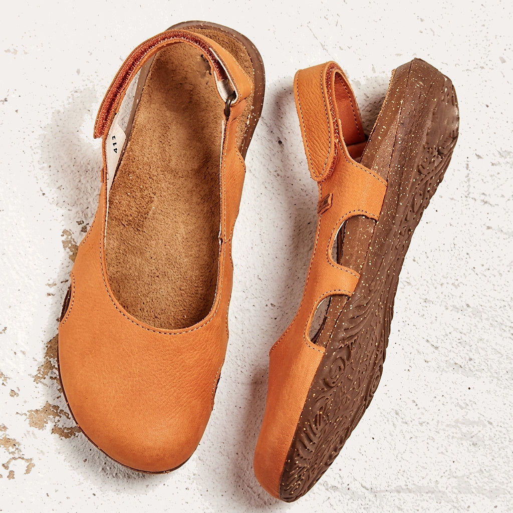 Mujer Sandalias de Punta Cerrada con Tira Trasera y Cierre Ajustable-Footwear for women-Casaluzia