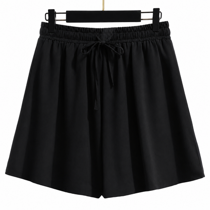 Mujer Shorts con Cintura Elástica y Cordón Ajustable-Shorts for women-Casaluzia