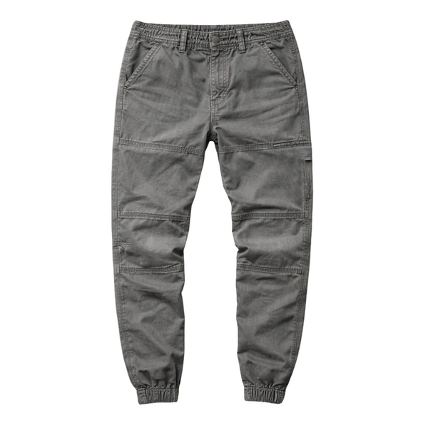 Pantalones cargo para hombre con bajos elásticos