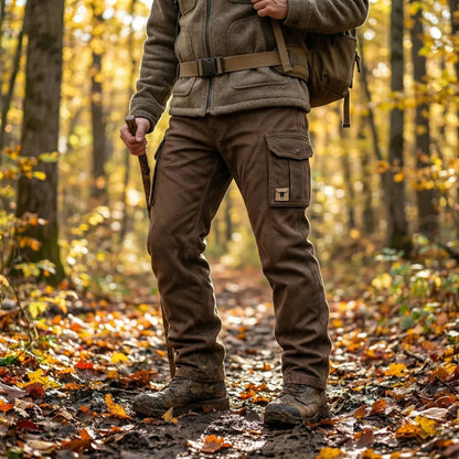 Pantalones cargo utilitarios para hombre con cinturón-Pants for Men-Casaluzia