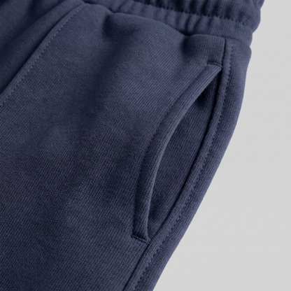 Pantalones cortos de felpa para hombre con cordón y costuras detalladas-Shorts for men-Casaluzia