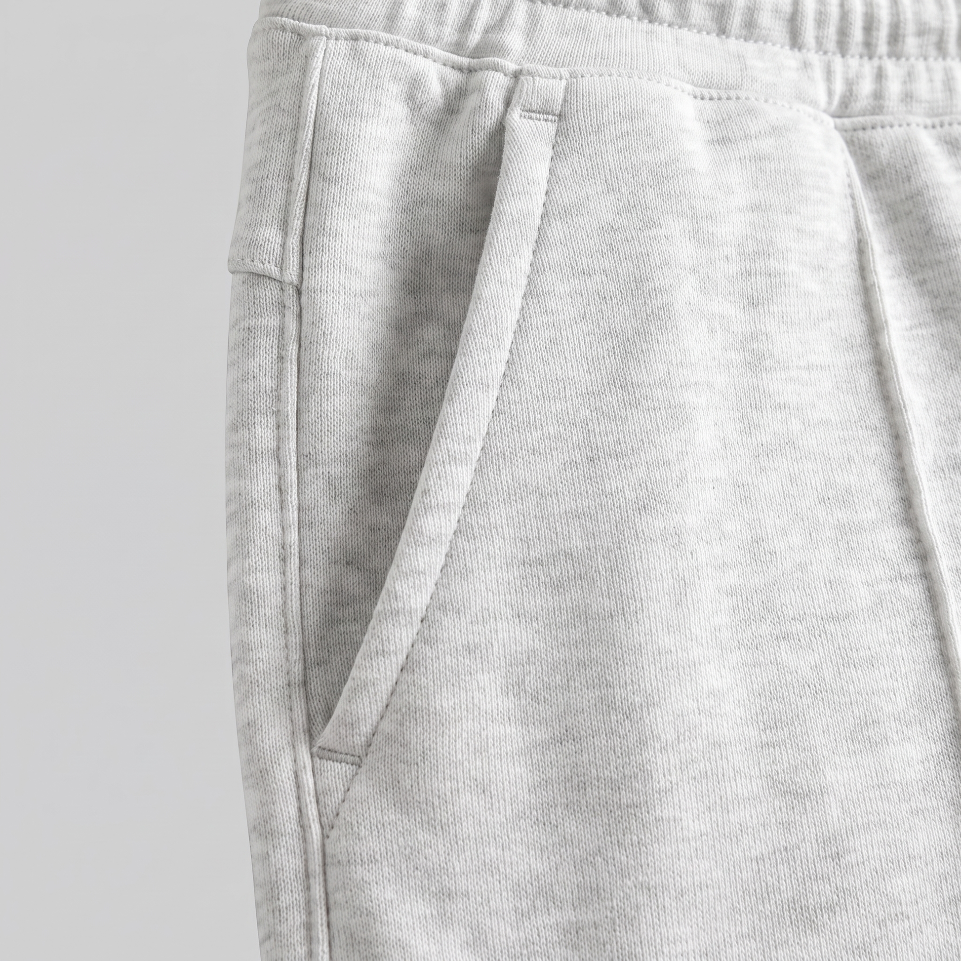 Pantalones cortos de felpa para hombre con cordón y costuras detalladas-Shorts for men-Casaluzia