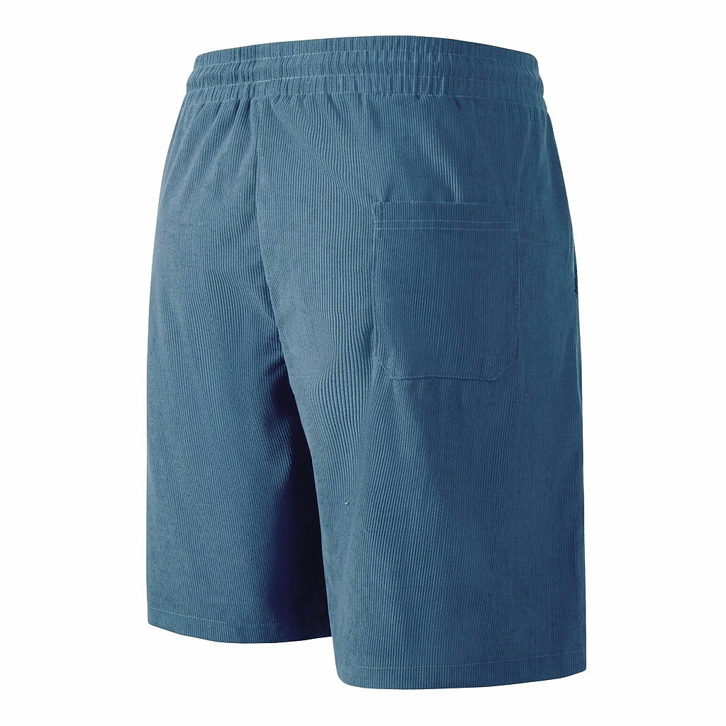 Pantalones cortos de hombre con cordón y etiqueta-Shorts for men-Casaluzia