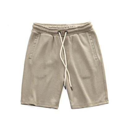 Pantalones cortos de punto con cordón y cintura elástica para hombre-Shorts for men-Casaluzia