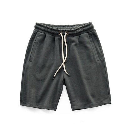 Pantalones cortos de punto con cordón y cintura elástica para hombre-Shorts for men-Casaluzia