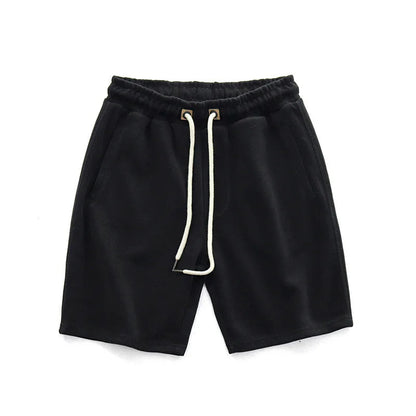 Pantalones cortos de punto con cordón y cintura elástica para hombre-Shorts for men-Casaluzia