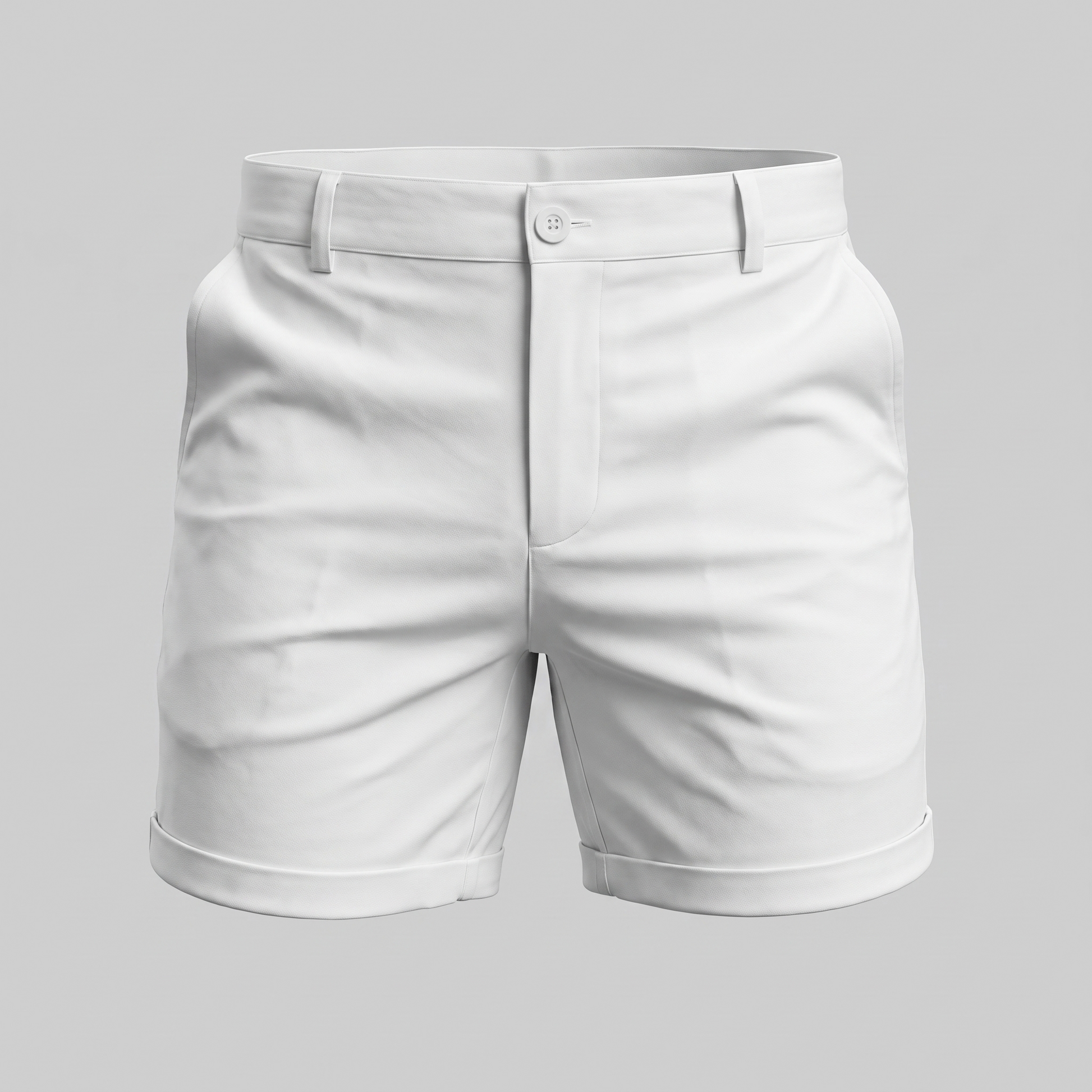 Pantalones cortos tipo chino para hombre con dobladillo-Shorts for men-Casaluzia