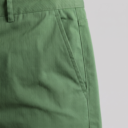 Pantalones cortos tipo chino para hombre con dobladillo-Shorts for men-Casaluzia