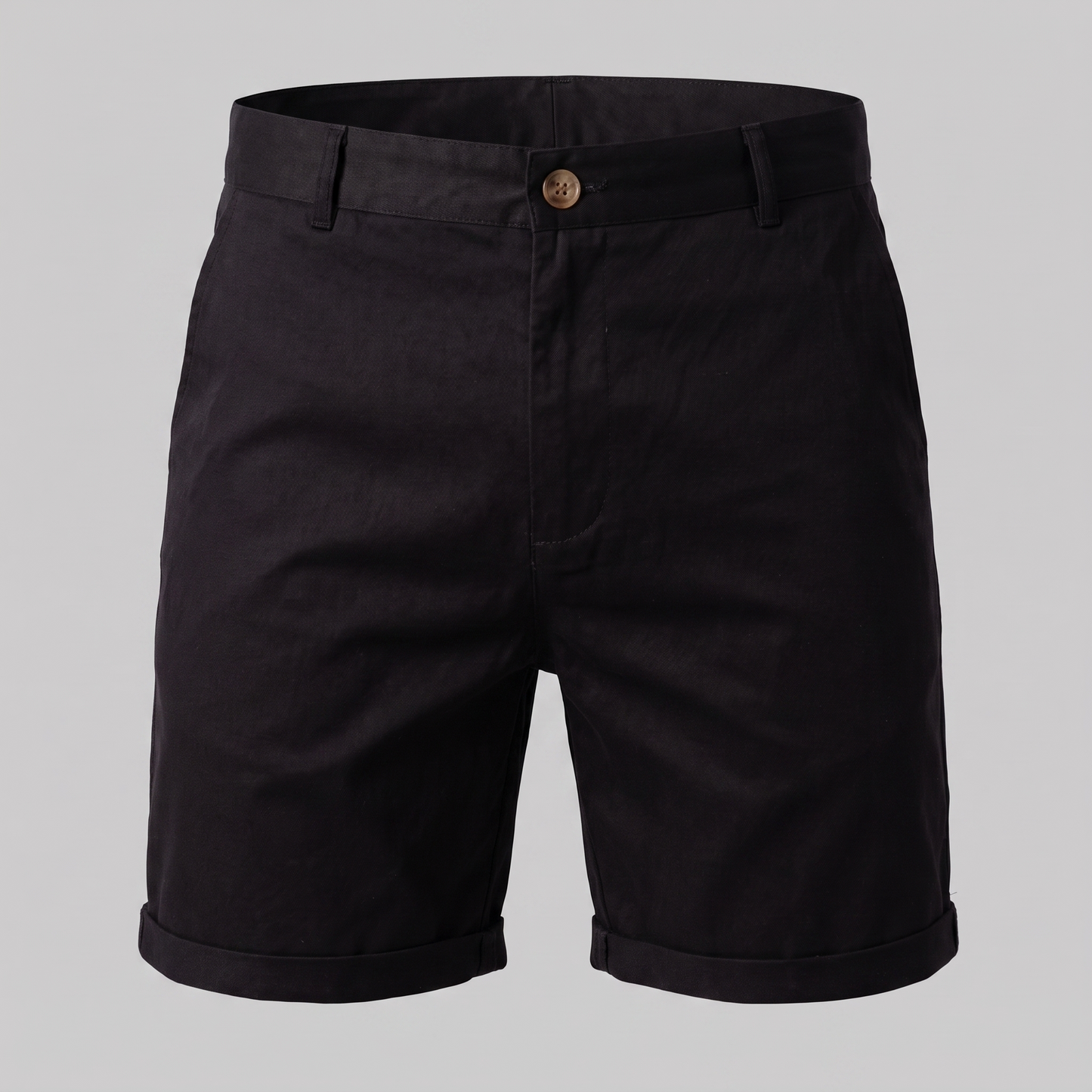 Pantalones cortos tipo chino para hombre con dobladillo-Shorts for men-Casaluzia