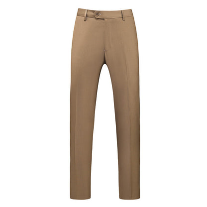 Pantalones de corte ajustado para hombre con raya frontal-Pants for Men-Casaluzia