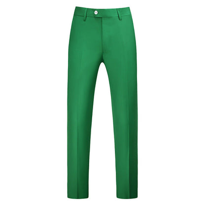 Pantalones de corte ajustado para hombre con raya frontal-Pants for Men-Casaluzia
