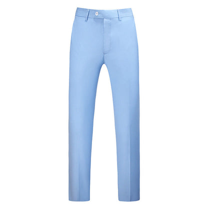 Pantalones de corte ajustado para hombre con raya frontal-Pants for Men-Casaluzia