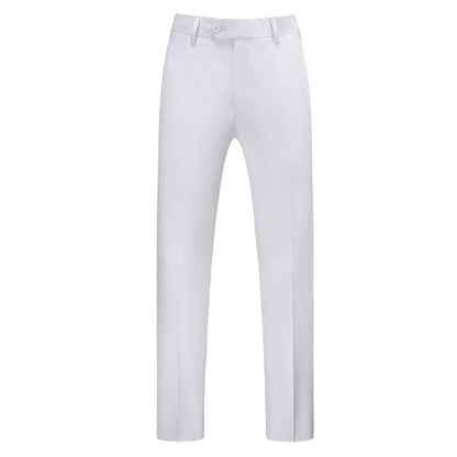 Pantalones de corte ajustado para hombre con raya frontal-Pants for Men-Casaluzia