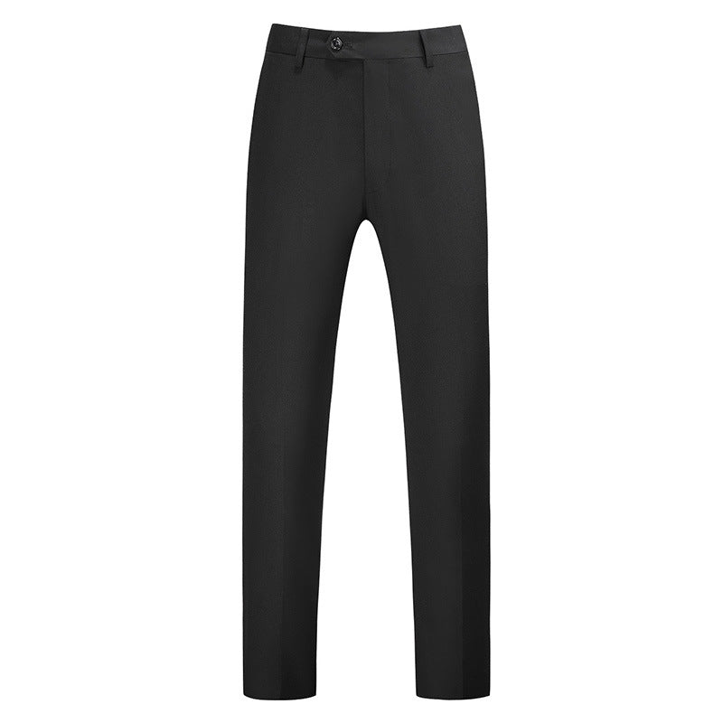 Pantalones de corte ajustado para hombre con raya frontal-Pants for Men-Casaluzia