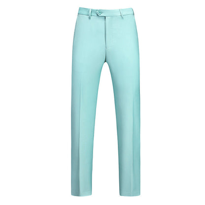 Pantalones de corte ajustado para hombre con raya frontal-Pants for Men-Casaluzia