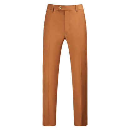 Pantalones de corte ajustado para hombre con raya frontal-Pants for Men-Casaluzia
